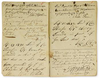 THOMSON, CHARLES. Group of 5 items Signed, or Signed and Inscribed, ChaThomson,